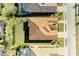 Aerial view of a house with a tile roof at 1810 5Th E St, Palmetto, FL 34221