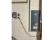 Interior electrical panel and exterior disconnect at 2111 Tally Breeze Way, Bradenton, FL 34208