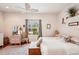 Serene bedroom with king-size bed and hardwood floors at 3011 Ashton Rd, Sarasota, FL 34231
