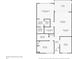 One-story floor plan with two bedrooms, two bathrooms, and open living areas at 3300 S Beneva Rd # 224, Sarasota, FL 34232
