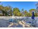 Inviting community pool with ample lounge chairs at 3300 S Beneva Rd # 224, Sarasota, FL 34232