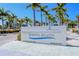 Siesta Beach entrance sign, showcasing its location and Sarasota County affiliation at 4275 Castlebridge Ln # 1312B1, Sarasota, FL 34238