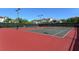 Two well-maintained tennis courts in the community at 4275 Castlebridge Ln # 1312B1, Sarasota, FL 34238