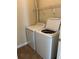 Bright laundry room with washer and dryer at 4802 51St W St # 708, Bradenton, FL 34210