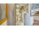 Updated shower with glass enclosure and tile surround at 4892 Peregrine E Pt, Sarasota, FL 34231
