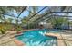Enjoy this large screened in saltwater pool at 4892 Peregrine E Pt, Sarasota, FL 34231