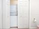 Stackable washer and dryer in a closet at 5440 Eagles Point Cir # 405, Sarasota, FL 34231