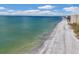 Aerial view of coastline and ocean at 545 Sanctuary Dr # A803, Longboat Key, FL 34228