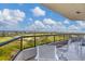 Balcony with stunning water and golf views at 545 Sanctuary Dr # A803, Longboat Key, FL 34228