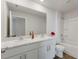 Double vanity bathroom with shower/tub combo at 5846 Silver Moonlight Dr, Palmetto, FL 34221