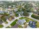 Aerial view showcasing the home's location within a residential neighborhood at 6706 22Nd W Ave, Bradenton, FL 34209