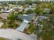 Aerial view highlighting the home's curb appeal and neighborhood context at 6706 22Nd W Ave, Bradenton, FL 34209