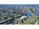 Aerial view of community near golf course and water at 7130 Fairway Bend Ln # 193, Sarasota, FL 34243
