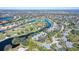 Aerial view of condo community located on the golf course at 7130 Fairway Bend Ln # 193, Sarasota, FL 34243