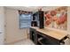 Kitchen with butcher block countertop and wine storage at 7130 Fairway Bend Ln # 193, Sarasota, FL 34243