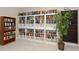 Community library with extensive collection of books at 7130 Fairway Bend Ln # 193, Sarasota, FL 34243