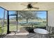 Relaxing screened porch overlooking the golf course at 7130 Fairway Bend Ln # 193, Sarasota, FL 34243