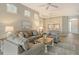 Living room with neutral tones and comfortable seating at 7160 Rue De Palisades # 4, Sarasota, FL 34238