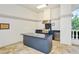 Outdoor kitchen with granite countertops and stainless steel appliances at 7160 Rue De Palisades # 4, Sarasota, FL 34238