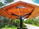 Rest stop area with covered seating and picnic tables at 7160 Rue De Palisades # 4, Sarasota, FL 34238