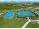 Community basketball and tennis courts at 9511 Tequila Sunrise Dr, Sarasota, FL 34241