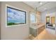 Bathroom with double vanity and ocean view at 101 7Th S St, Bradenton Beach, FL 34217