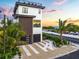 Modern beach home with unique driveway design at 101 7Th S St, Bradenton Beach, FL 34217