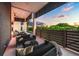 Relaxing patio with outdoor seating and sunset views at 101 7Th S St, Bradenton Beach, FL 34217