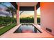 Inviting spa with captivating sunset views at 101 7Th S St, Bradenton Beach, FL 34217