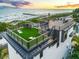 Beachfront home rooftop deck with games and ocean views at 101 7Th S St, Bradenton Beach, FL 34217