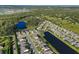 Community overview showcasing lake and homes at 1021 Fernleaf Run, Bradenton, FL 34212