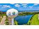 Bradenton water tower with aerial view of surrounding area at 1110 12Th W St, Bradenton, FL 34205