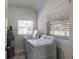 Laundry area with washer, dryer, and good storage space at 1213 5Th W St, Palmetto, FL 34221