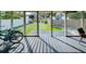 Screened porch with view of putting green and backyard at 1213 5Th W St, Palmetto, FL 34221