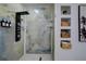 Walk-in shower with multi-function shower head at 1213 5Th W St, Palmetto, FL 34221