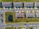 Townhouse building with surrounding community at 14350 Easy Goer St, Ruskin, FL 33573