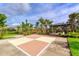 Community park with gazebo, playground, and four square court at 15812 High Bell Pl, Bradenton, FL 34212