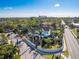 Aerial view of the house and neighborhood at 1810 Lincoln Dr, Sarasota, FL 34236