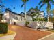 Beautiful home exterior with brick driveway at 1810 Lincoln Dr, Sarasota, FL 34236