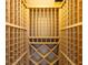 Large, custom-built wine cellar with various sized compartments at 1810 Lincoln Dr, Sarasota, FL 34236