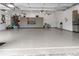 Extra-large garage with extensive storage and workshop space at 22343 Panther Loop, Bradenton, FL 34202