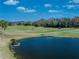 Golf course with pond and golf carts at 236 Golden Harbour Trl, Bradenton, FL 34212
