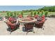 Fire pit with surrounding seating at 236 Golden Harbour Trl, Bradenton, FL 34212