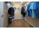 Spacious walk-in closet with ample shelving and hanging space at 236 Golden Harbour Trl, Bradenton, FL 34212