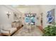 Formal dining room with hardwood floors and decorative chandelier at 3310 Sabal Cove Ln, Longboat Key, FL 34228