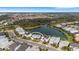 Aerial view showcasing a house's location in a quiet residential neighborhood at 3431 Chestertown Loop, Bradenton, FL 34211