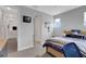 Spacious bedroom with a view and built-in shelving at 3431 Chestertown Loop, Bradenton, FL 34211