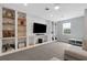 Spacious loft with built-in shelving and seating at 3431 Chestertown Loop, Bradenton, FL 34211
