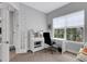 Home office with built-in desk and window at 3431 Chestertown Loop, Bradenton, FL 34211