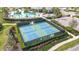 Two well-maintained pickleball courts at 3431 Chestertown Loop, Bradenton, FL 34211